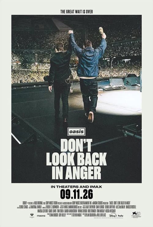 Oasis: Don't Look Back in Anger (2026) movie poster