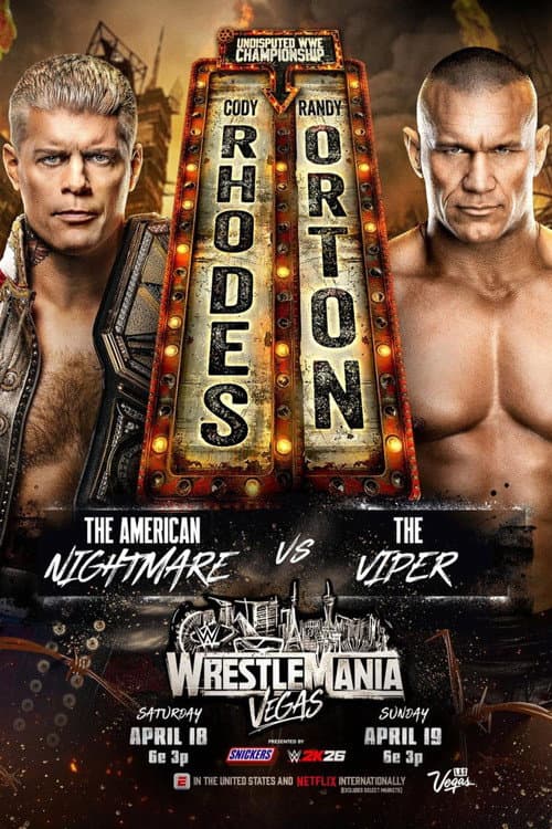 WWE WrestleMania 42 - Saturday (2026) movie poster