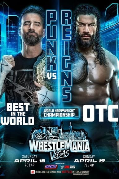 WWE WrestleMania 42 - Sunday (2026) movie poster