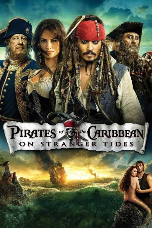 Pirates of the Caribbean: On Stranger Tides (2011) movie poster - 67% on Rotten Tweets