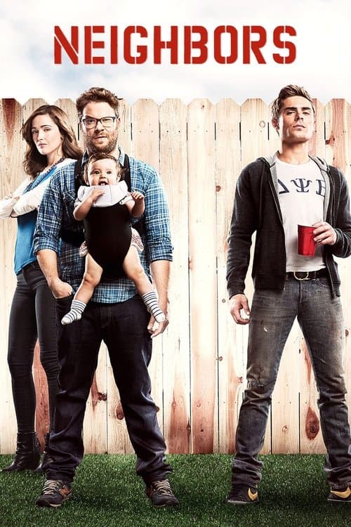 Neighbors (2014) movie poster - 57% on Rotten Tweets